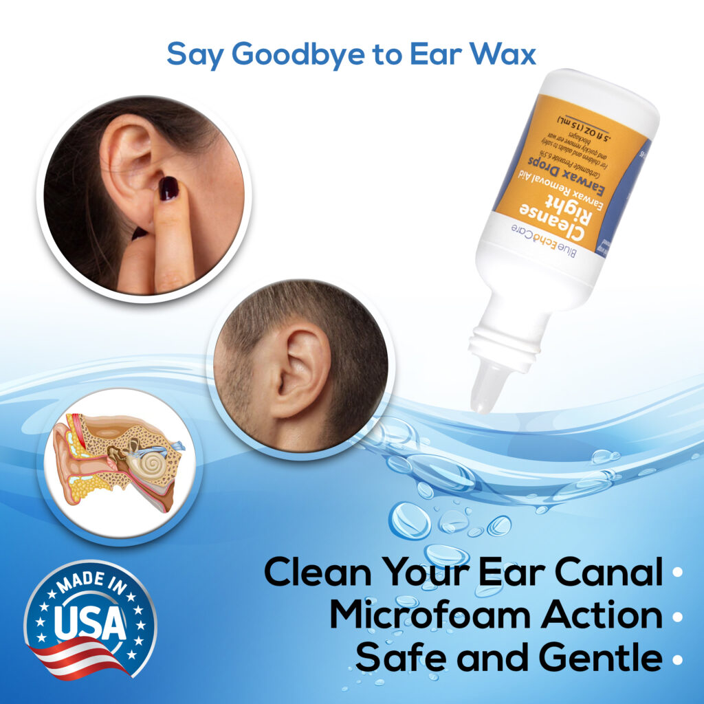 Cleanse Right Ear Wax Drops, USA Made Ear Wax Removal Drops, 1 Bottle