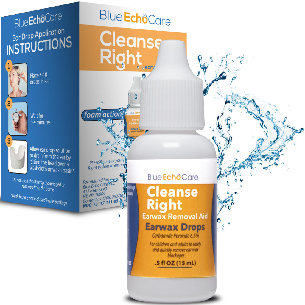 Cleanse Right Ear Wax Drops, USA Made Ear Wax Removal Drops, 1 Bottle